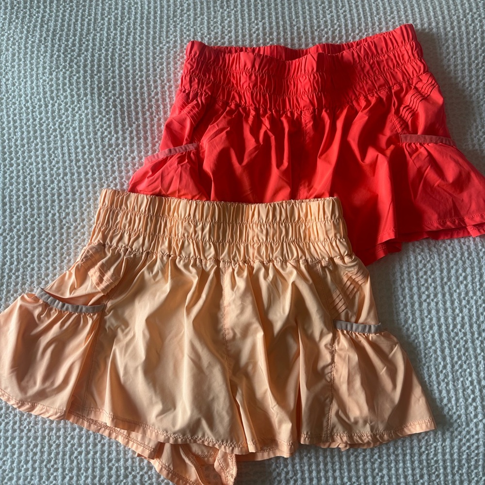 (2) Free People Get Your Flirt On Shorts